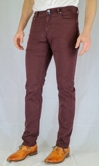 PIERRE CARDIN Lyon Five Pocket - Port Wine Shadow - 3451 2000.96