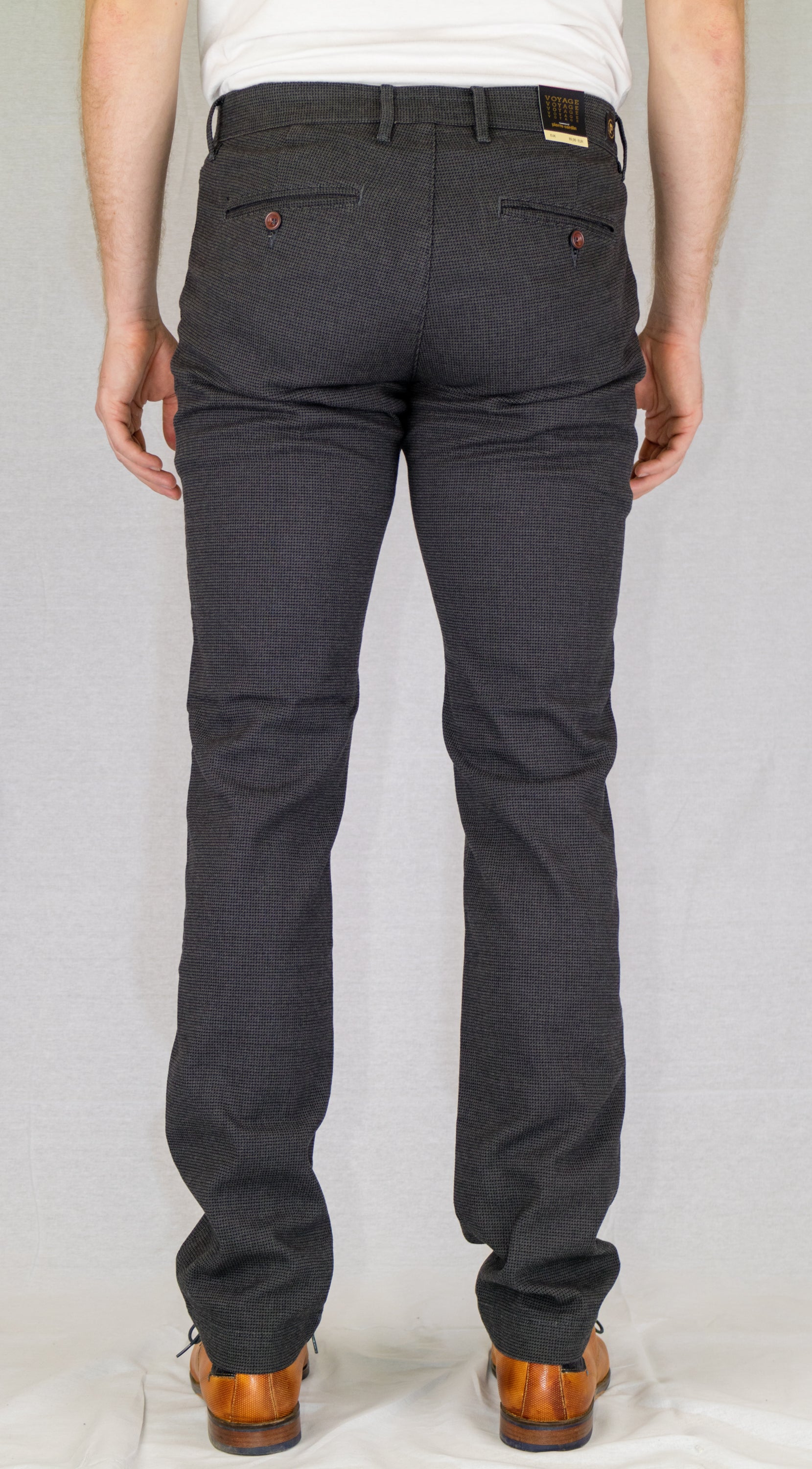 PIERRE CARDIN LYON Chino - Graphite Dobby Charcoal - 33747 4738.83 von Pierre Cardin
