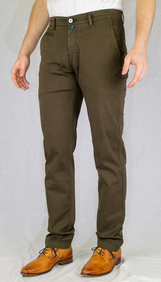 PIERRE CARDIN Lyon Chino - Olive Drift Green - 33757 2000.79