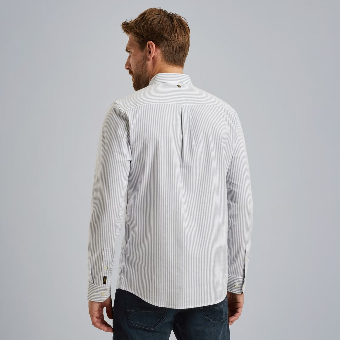 PME LEGEND OXFORD SHIRT - Coastline Stripes - PSI2508208-5040 von PME Legend