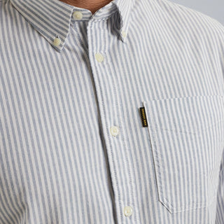 PME LEGEND OXFORD SHIRT - Coastline Stripes - PSI2508208-5040