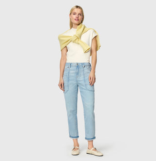 MAC IOWA high-low Jeans - Sky Mist Washed - 2803-90-0333L-D246