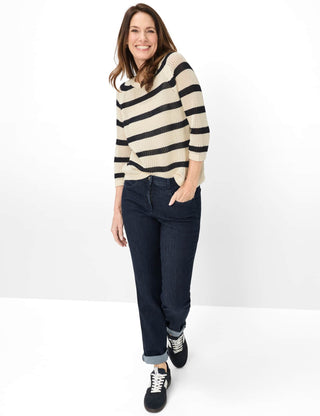 RAPHAELA BY BRAX Laura Slim Jeans - Midnight Indigo Wash - 10939120  10-6400-22