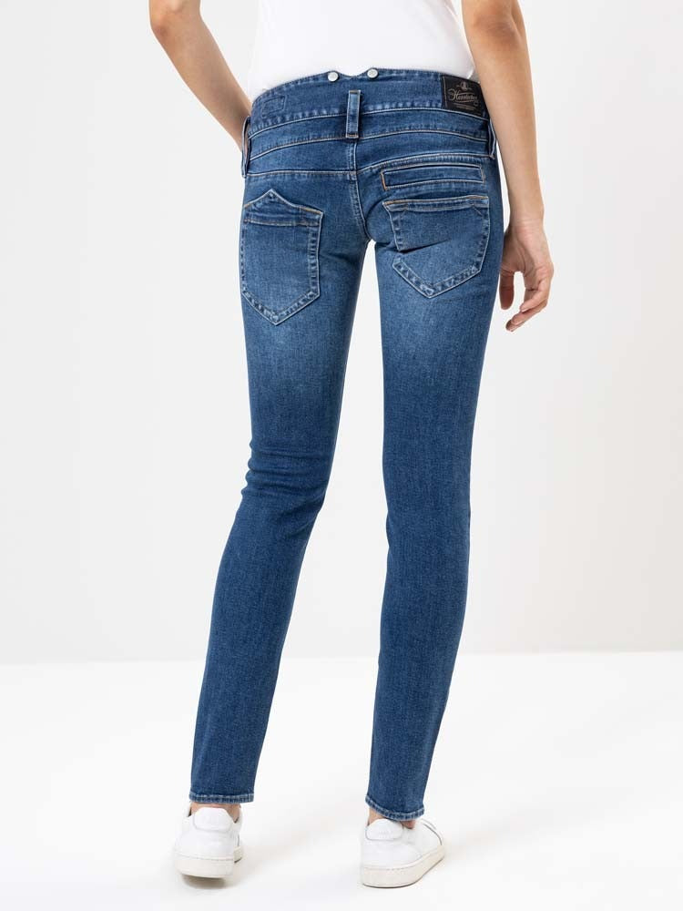 HERRLICHER PIPER Slim Denim Cashmere Touch - Deep Atlantic Blue - 5650-D2501-700 von Herrlicher