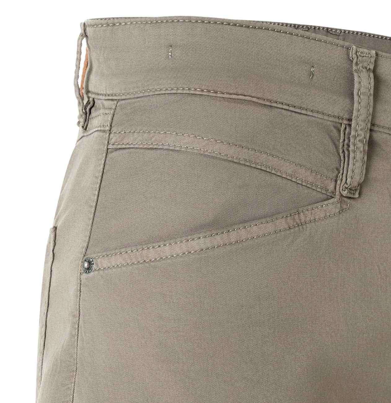 MAC BORA Paperbag-Stoffhose - Driftwood Sage - 3141-00-0434L-662A von MAC