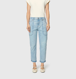 MAC IOWA high-low Jeans - Sky Mist Washed - 2803-90-0333L-D246