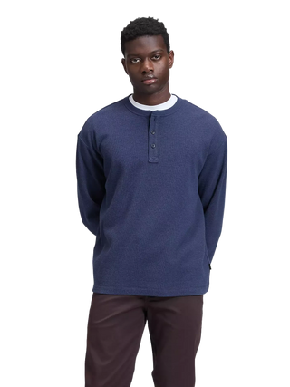 LEE LS HENLEY Langarm Shirt indigo heather 112386333