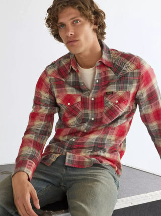 WRANGLER WESTERN Langarm Hemd chili pepper 112386899