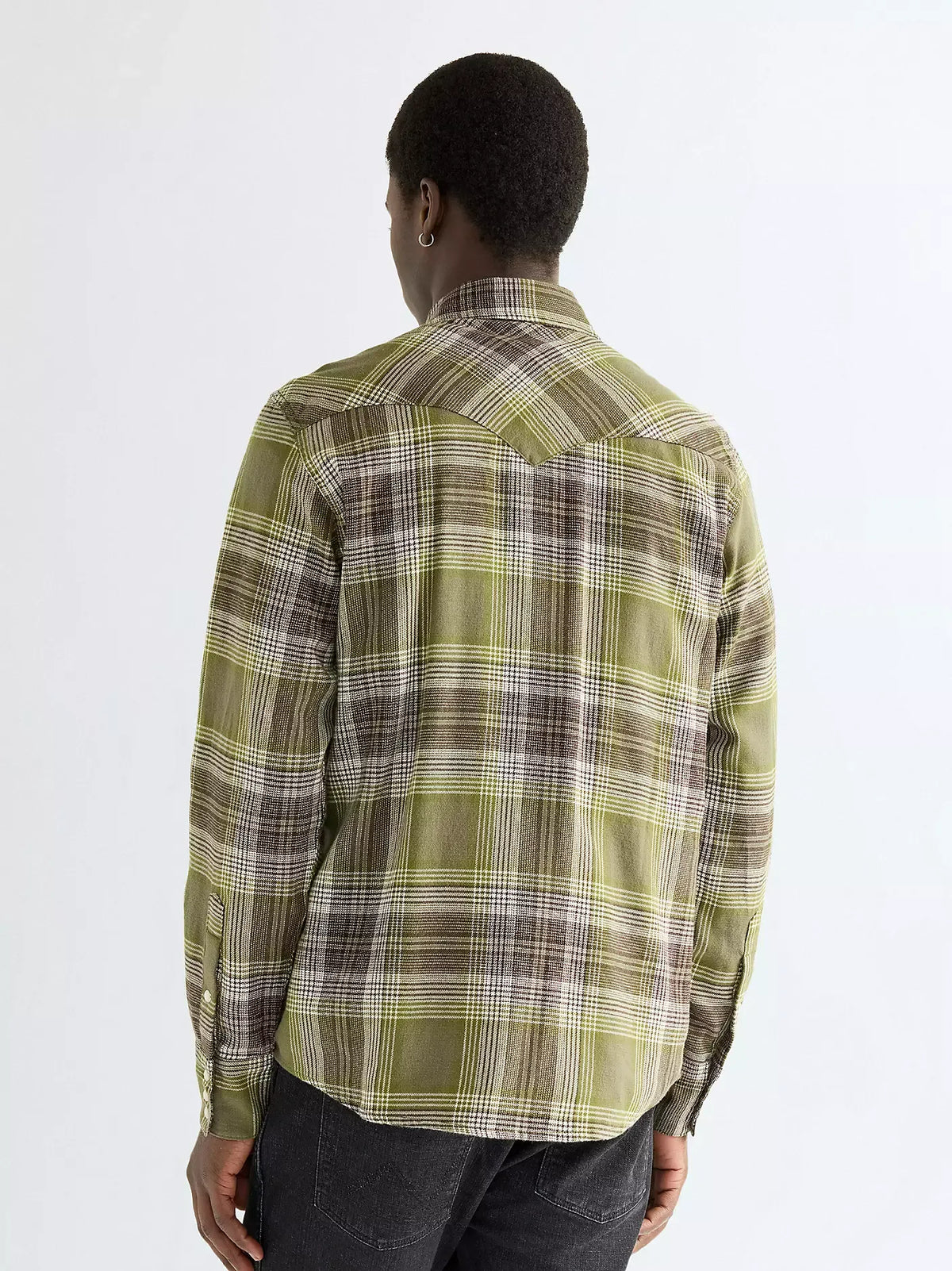 WRANGLER WESTERN SHIRT Langarm Hemd pesto 112386904 von Wrangler