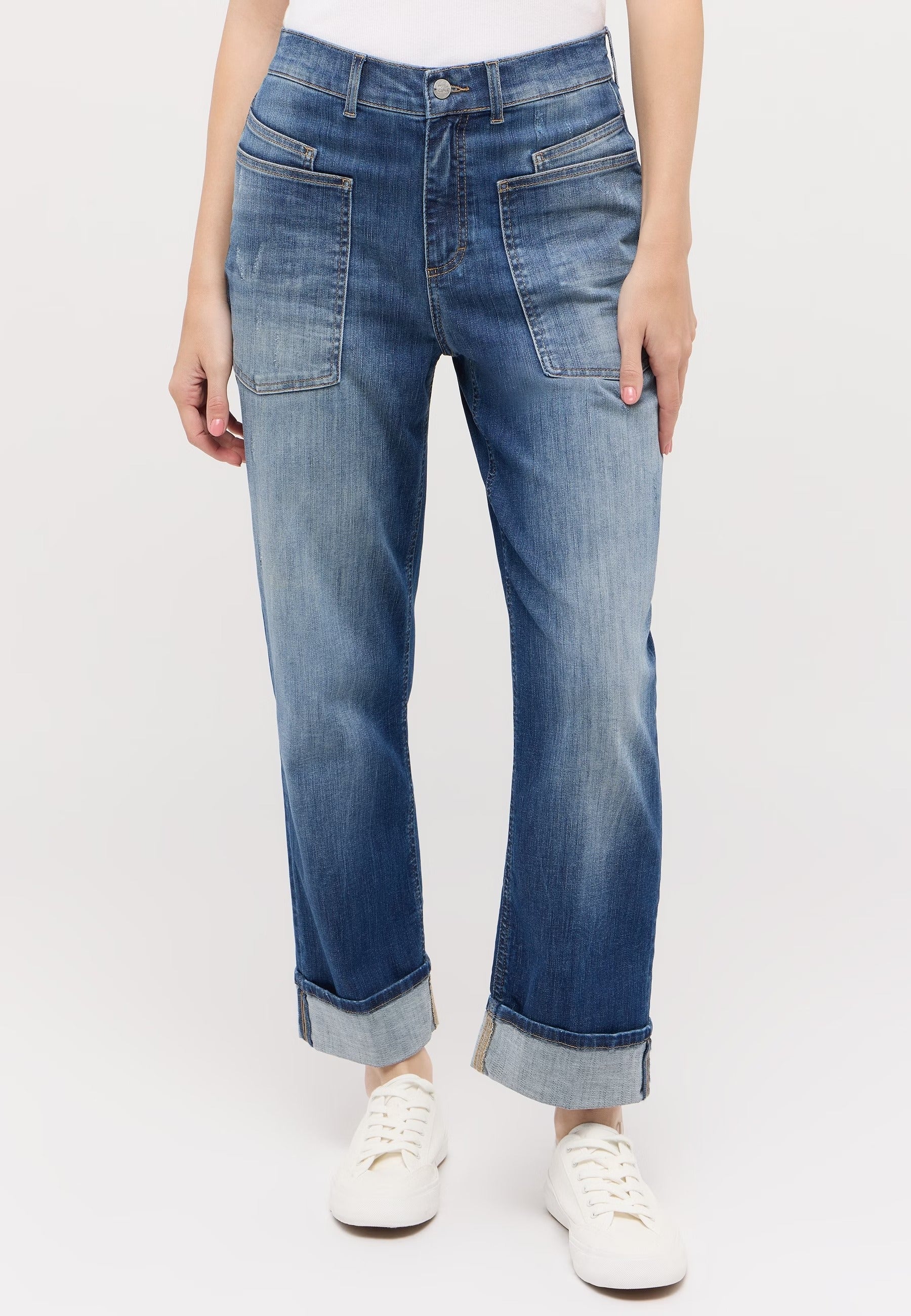 ANGELS Liberta Tu Baggy Jeans - Worn Horizon Blue - 350 3809.3388 von Angels Jeans