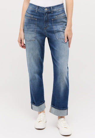 ANGELS Liberta Tu Baggy Jeans - Worn Horizon Blue - 350 3809.3388