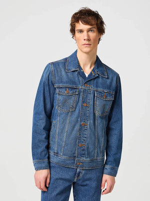 WRANGLER Classic Jacket Jeansjacke - Vintage Ocean Blue - 112362737