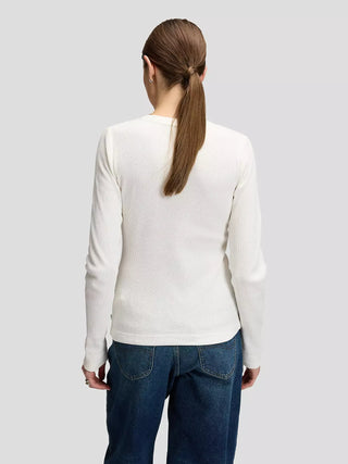 LEE LS WAFFLE HENLEY Langarm Pullover ecru 112385665