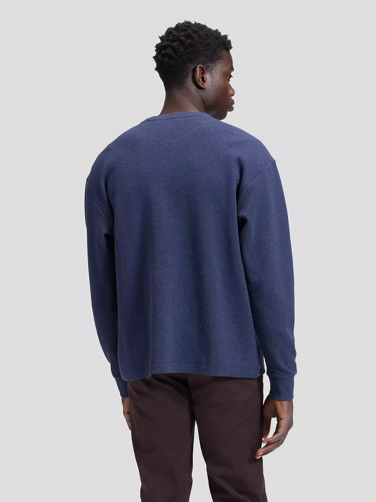 LEE LS HENLEY Langarm Shirt indigo heather 112386333
