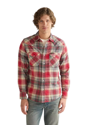 WRANGLER WESTERN Langarm Hemd chili pepper 112386899
