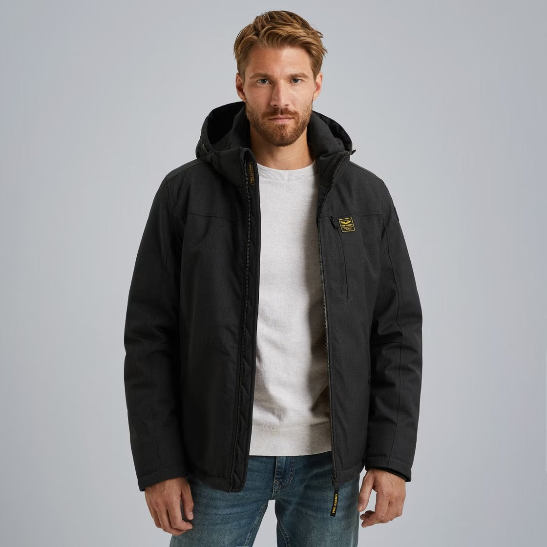 PME LEGEND STRATOR Winterjacke - Noir Shadow Melange - PJA2508106-5438 von PME Legend