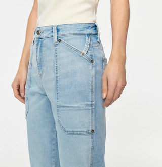 MAC IOWA high-low Jeans - Sky Mist Washed - 2803-90-0333L-D246