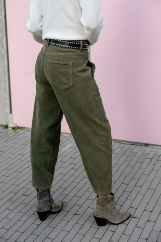 FREEMAN T. PORTER ROSALIA VELUTO Chino - Olive Timber Green - 25142 VELU.F493