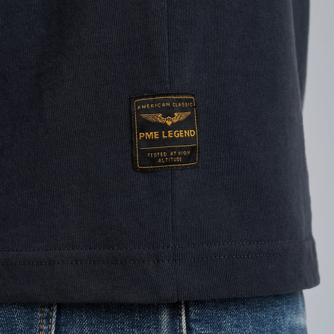 PME LEGEND T-Shirt Rundhals - Blue Atlantic Cargo - PTSS2503564-5281 von PME Legend