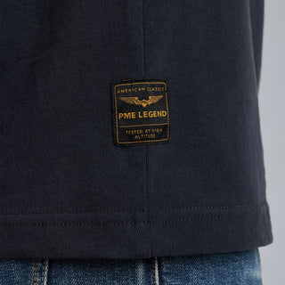 PME LEGEND T-Shirt Rundhals - Blue Atlantic Cargo - PTSS2503564-5281