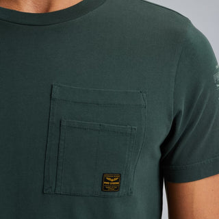 PME LEGEND Straight Back Shirt - Deep Pine Green - PTSS2503565-6147
