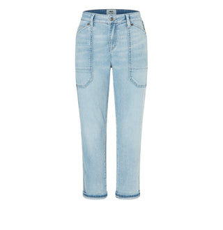 MAC IOWA high-low Jeans - Sky Mist Washed - 2803-90-0333L-D246