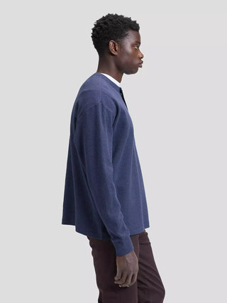 LEE LS HENLEY Langarm Shirt indigo heather 112386333