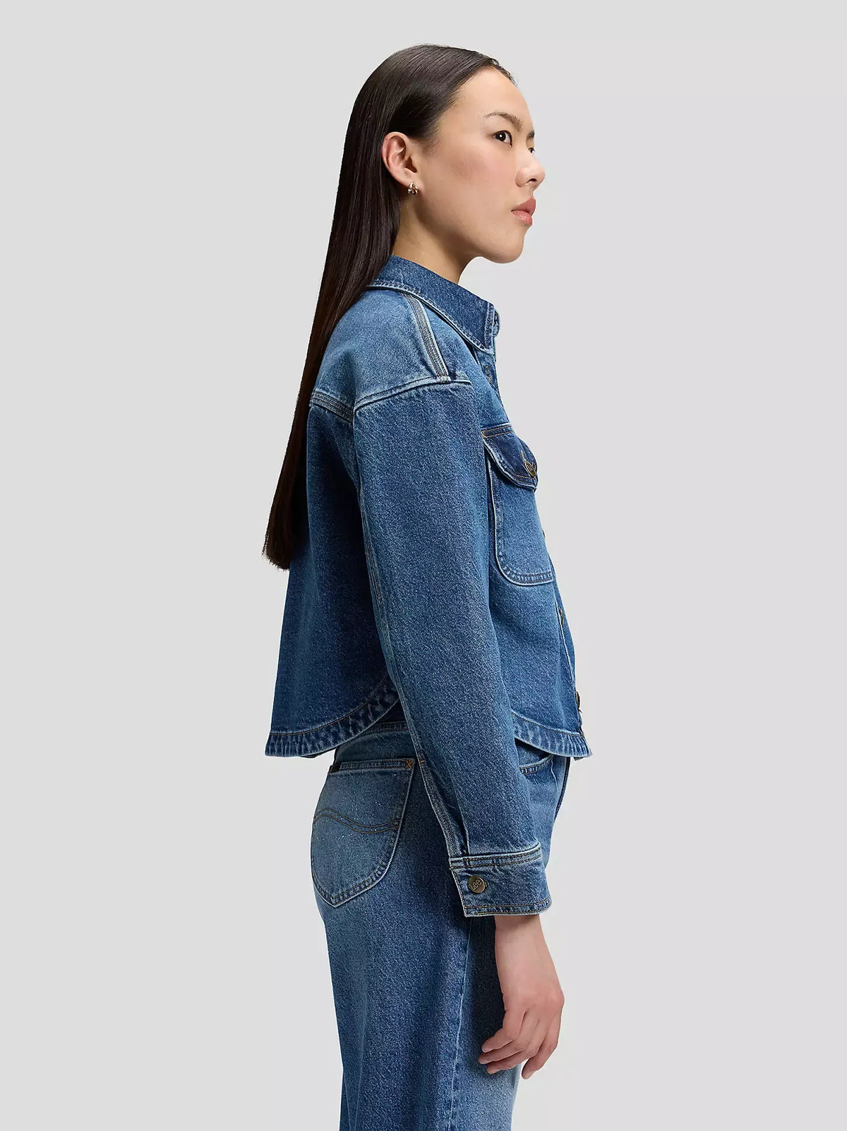 LEE FLAP POCKET SHIRT Jeanshemd vintage blues 112387579 von LEE