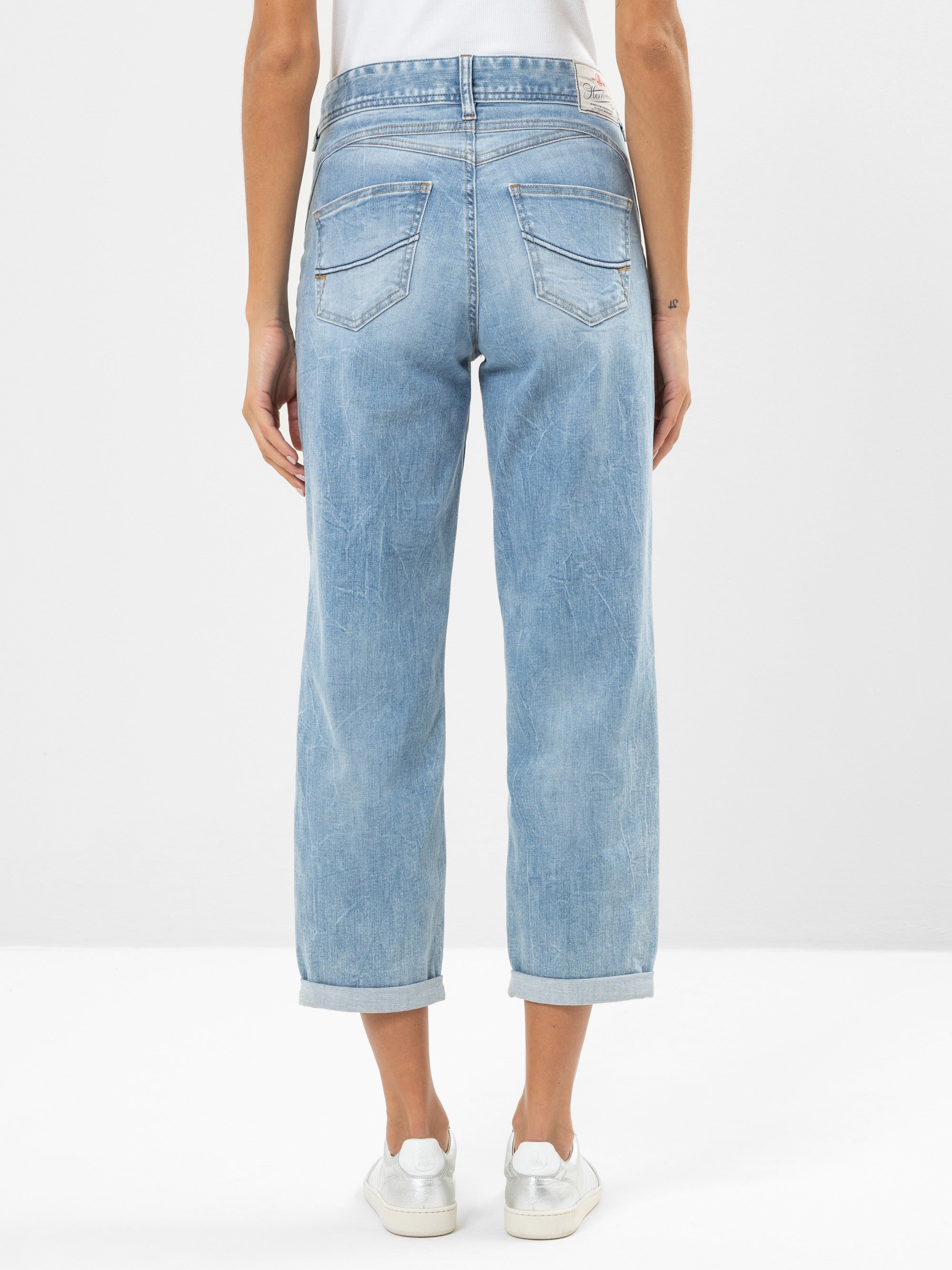HERRLICHER GILA HI TAP ORGANIC - Light Chambray Sky - 5570-OD101-973 von Herrlicher