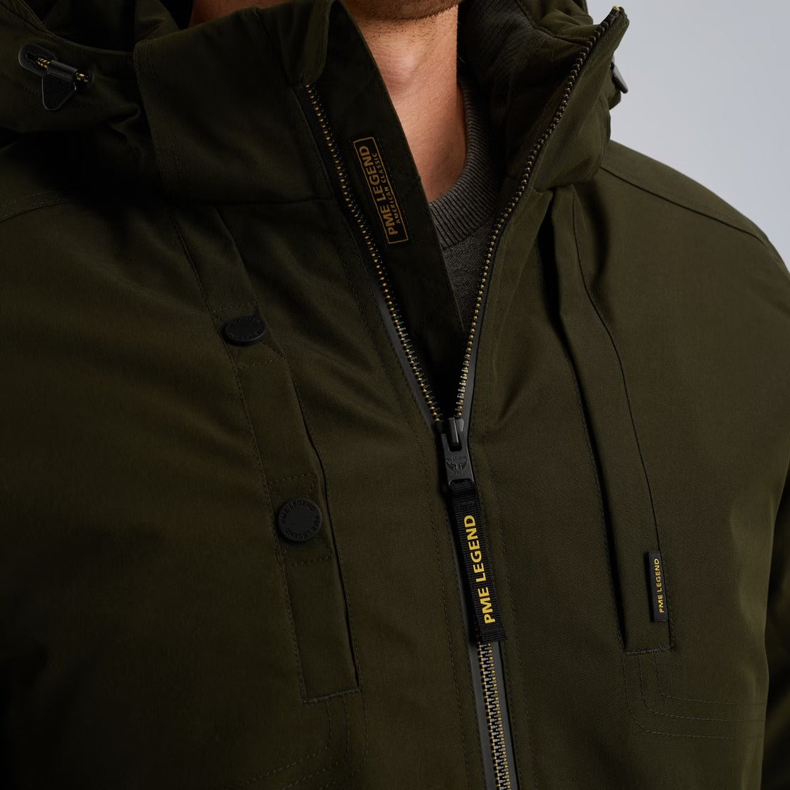 PME LEGEND STEARPACKER Winterjacke - Deep Forest Olive - PJA2509110-6154 von PME Legend