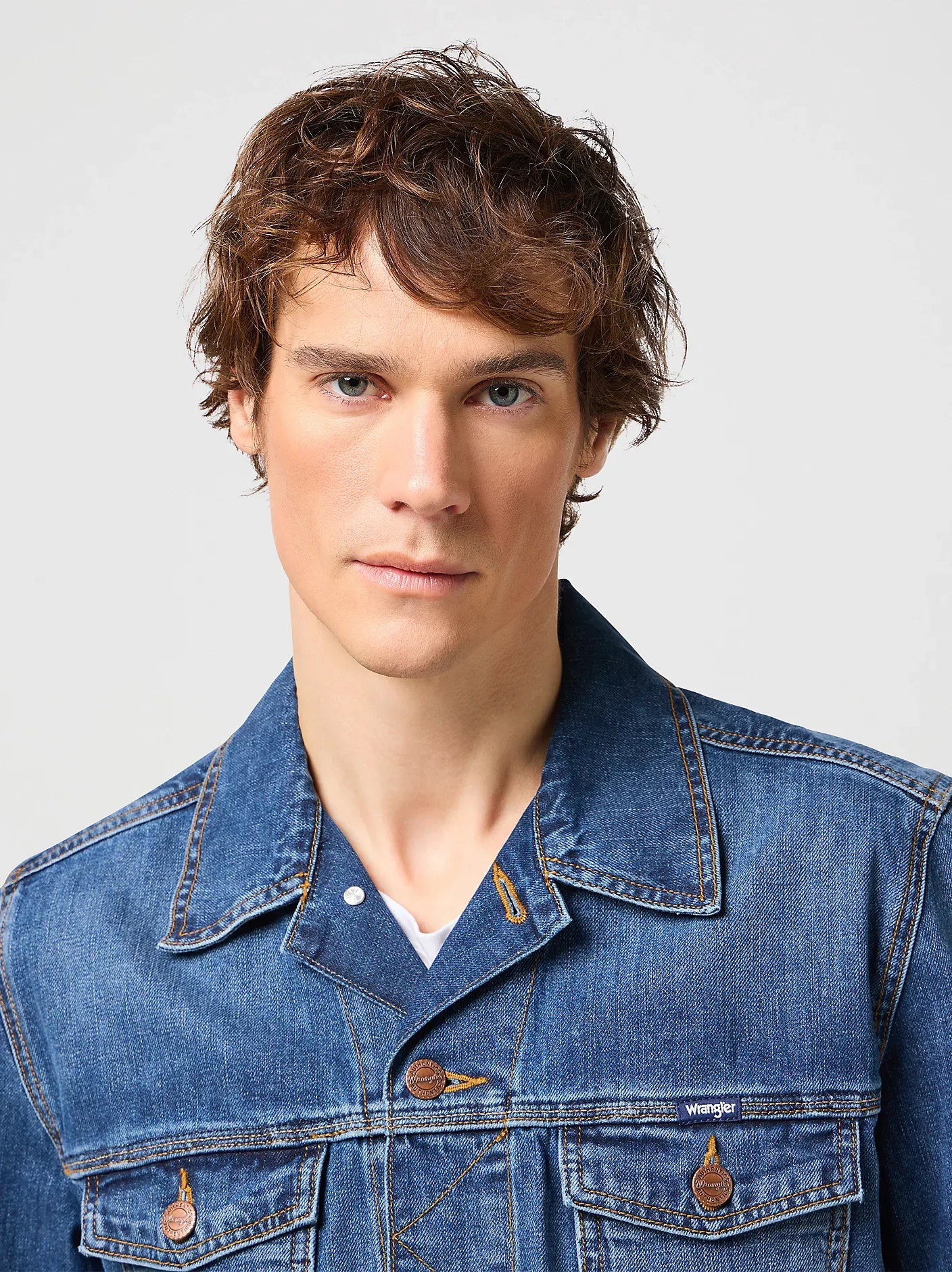 WRANGLER Classic Jacket Jeansjacke - Vintage Ocean Blue - 112362737 von Wrangler