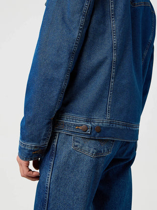 WRANGLER SHERPA CLASSIC Übergangsjacke - Ocean Indigo Sherpa - 112371440