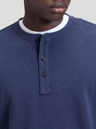 LEE LS HENLEY Langarm Shirt indigo heather 112386333