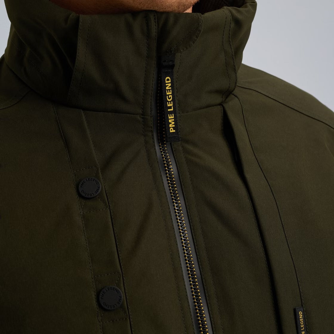 PME LEGEND STEARPACKER Winterjacke - Deep Forest Olive - PJA2509110-6154 von PME Legend