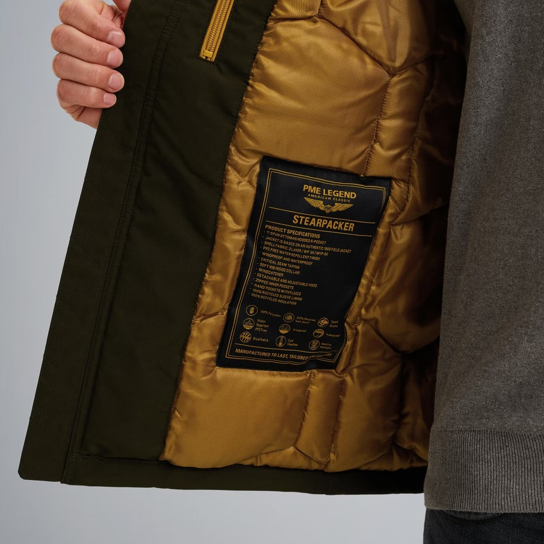 PME LEGEND STEARPACKER Winterjacke - Deep Forest Olive - PJA2509110-6154 von PME Legend