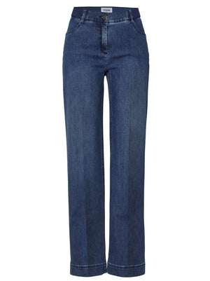 TONI JENNY WIDE LEG - Ocean Wash Blue - 1-1213-64-11032.552