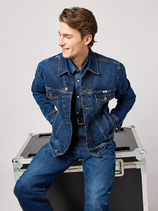WRANGLER Classic Jacket Jeansjacke - Deep Meadow Blue - 112362651