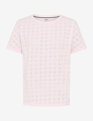 BRAX CAELEN.S Kurzarm T-Shirt - Blush Petal Lace - 90663400 90-0018-87