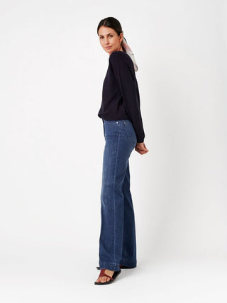 TONI JENNY WIDE LEG - Ocean Wash Blue - 1-1213-64-11032.552