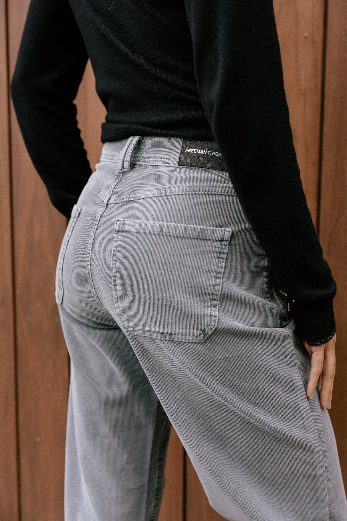 FREEMAN T. PORTER ALICE NEEDLECORD Culotte - Misty Steel Gray - 25217 CORD.F895 von Freeman T. Porter
