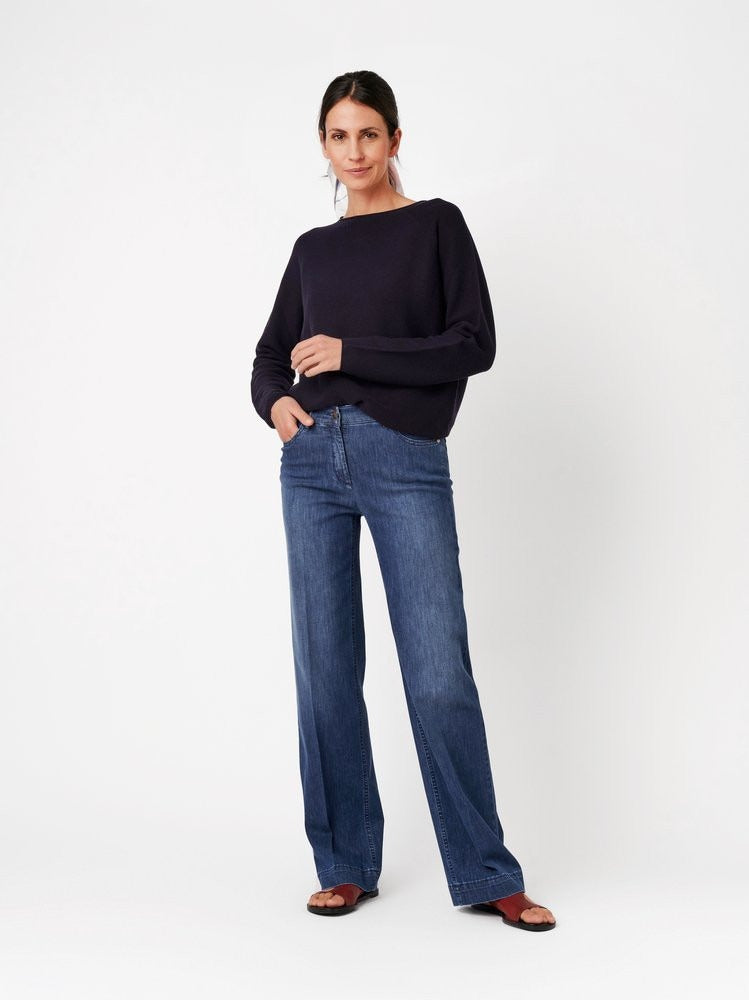 TONI JENNY WIDE LEG - Ocean Wash Blue - 1-1213-64-11032.552 von Toni