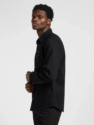 LEE REGULAR WESTERN SHIRT - Night Jet Black - 112363913