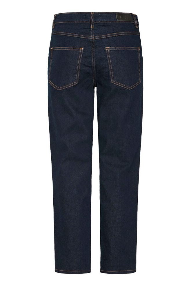 ICHI IHTWIGGY Raven cropped Denim - Midnight Stitch Blue - 20110967.900000209