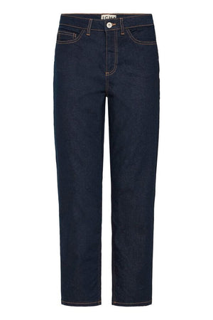 ICHI IHTWIGGY Raven cropped Denim - Midnight Stitch Blue - 20110967.900000209