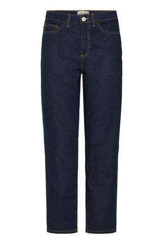 ICHI IHTWIGGY Raven cropped Denim - Midnight Stitch Blue - 20110967.900000209