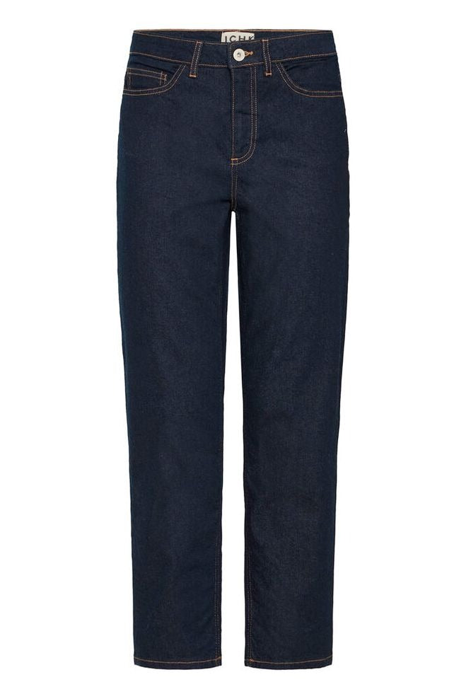ICHI IHTWIGGY Raven cropped Denim - Midnight Stitch Blue - 20110967.900000209