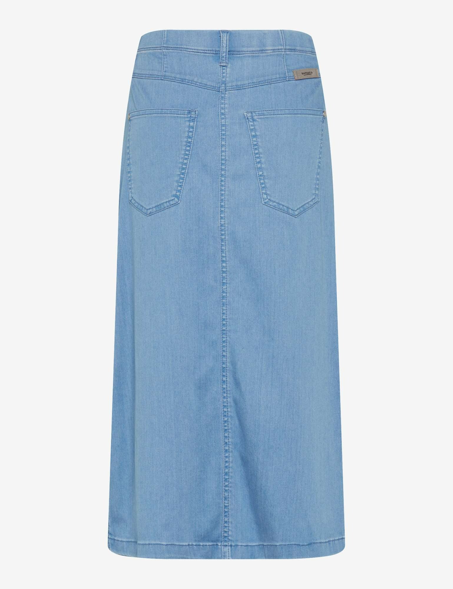 RAPHAELA BY BRAX Laura Longskirt Jeansrock - Skywashed Serenity - 10935000 16-6308-26