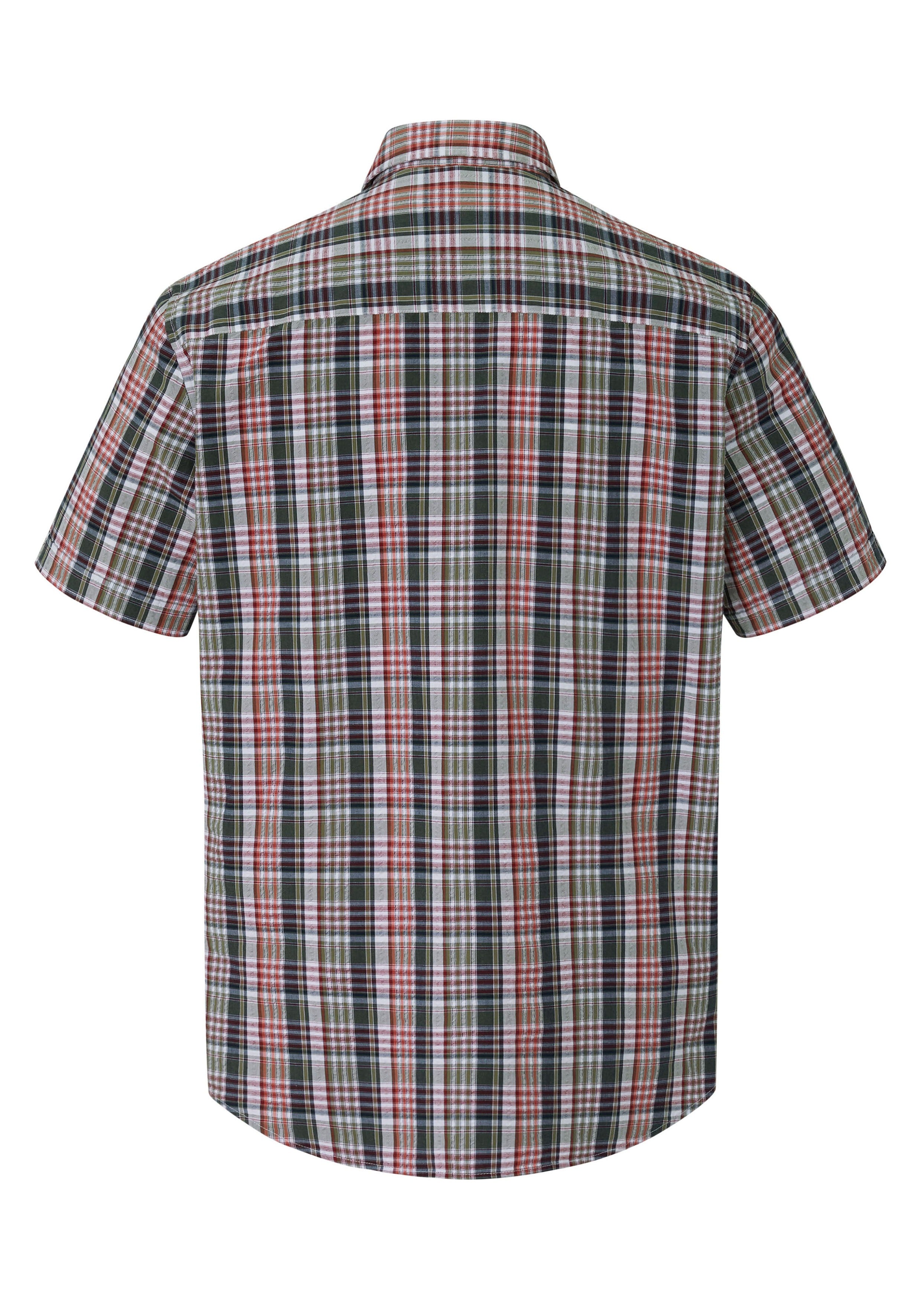 PADDOCKS Ospig Kurzarm Hemd - Evergreen Maroon - 33185 7056.2900