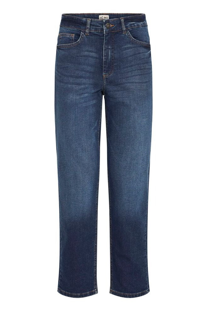 ICHI IHTWIGGY Raven Straight Jeans - Indigo Mirage - 20110967.19038