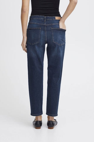 ICHI IHTWIGGY Raven Straight Jeans - Indigo Mirage - 20110967.19038